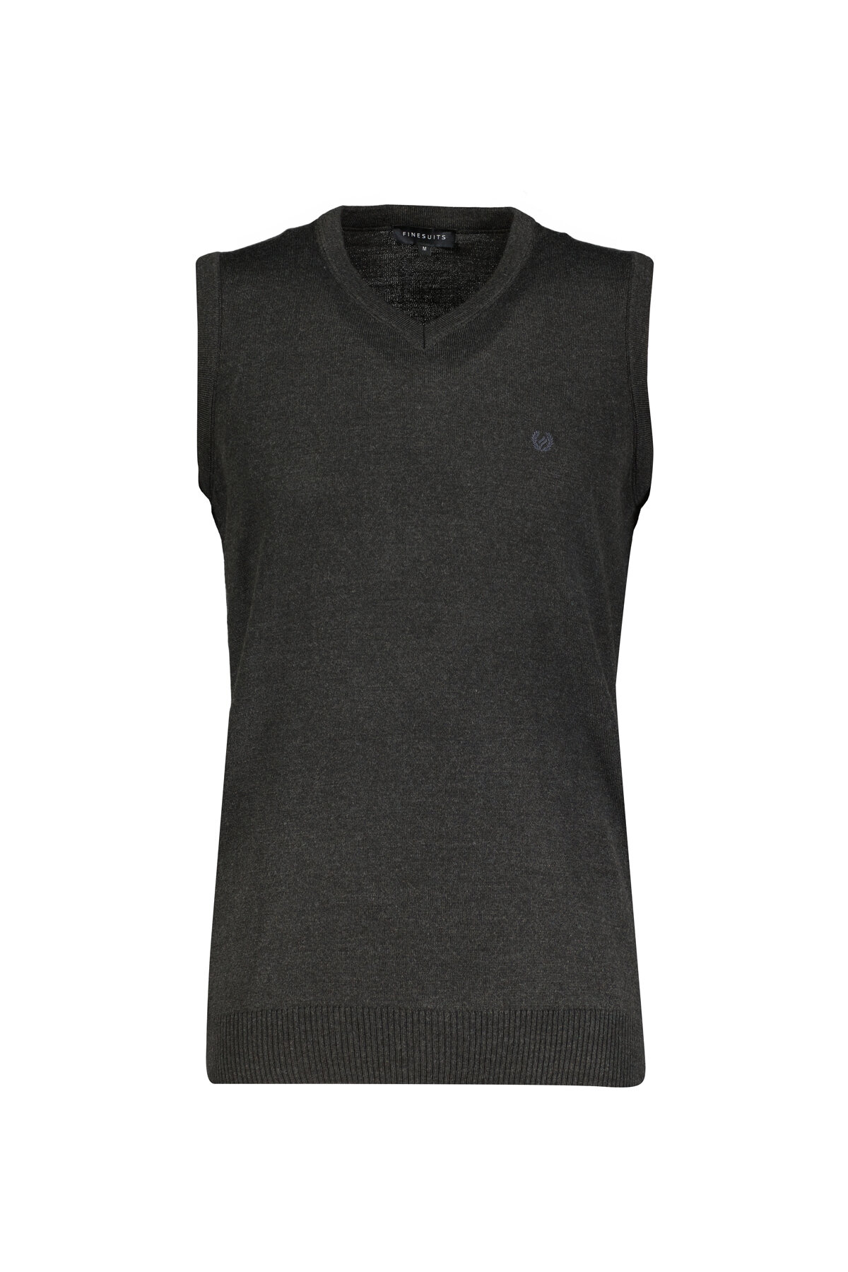 Finesuits Erkek Düz Yünlü Düz Yünlü Kazak 2522201005.DZSVTR