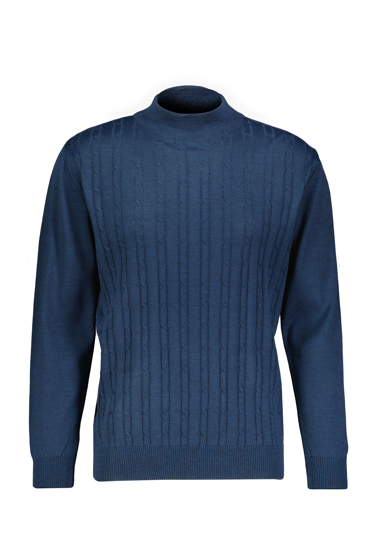 Finesuits Erkek Düz Yünlü Desenli Yünlü Kazak 2522201011.YBR