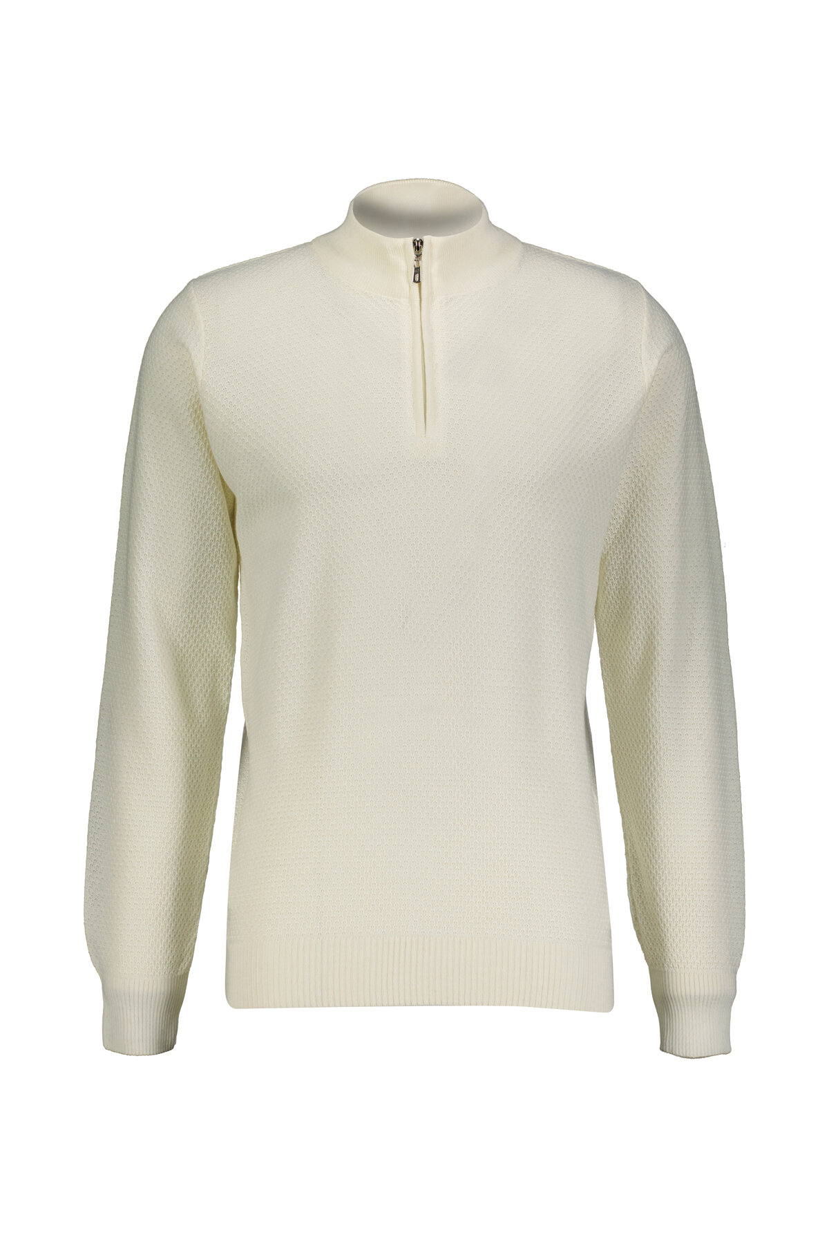 Finesuits Erkek Düz Yünlü Desenli Yünlü Kazak 2522201012.YBFR