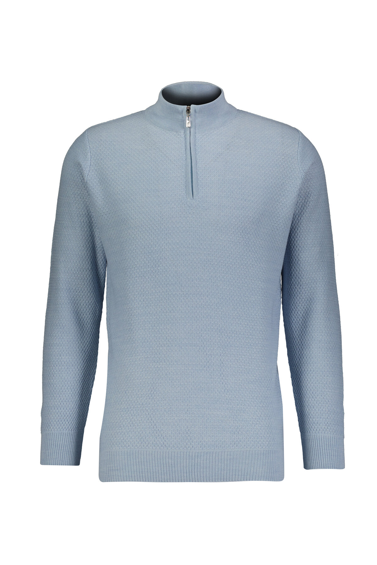 Finesuits Erkek Düz Yünlü Desenli Yünlü Kazak 2522201012.YBFR