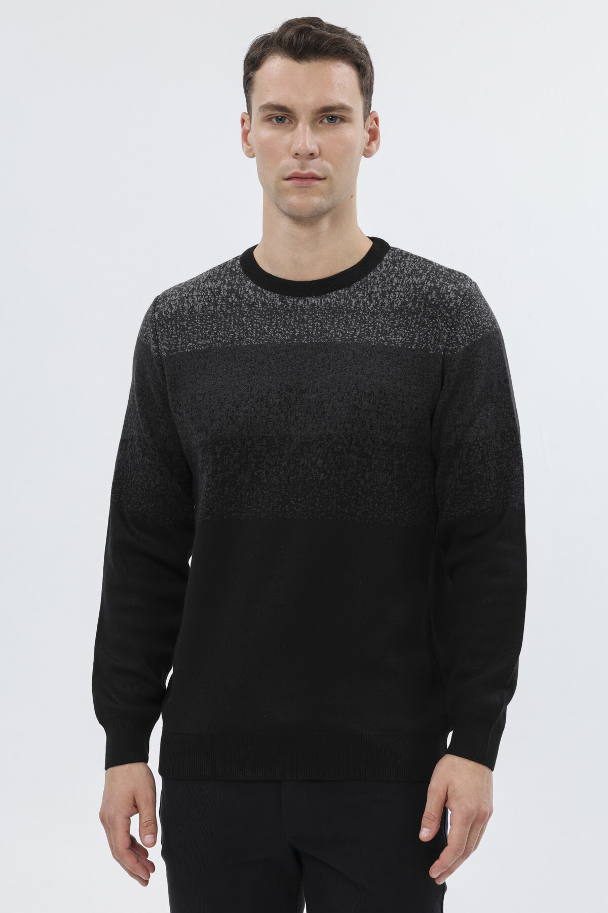 Finesuits Erkek Düz Desenli Kazak 2522201016.OYR