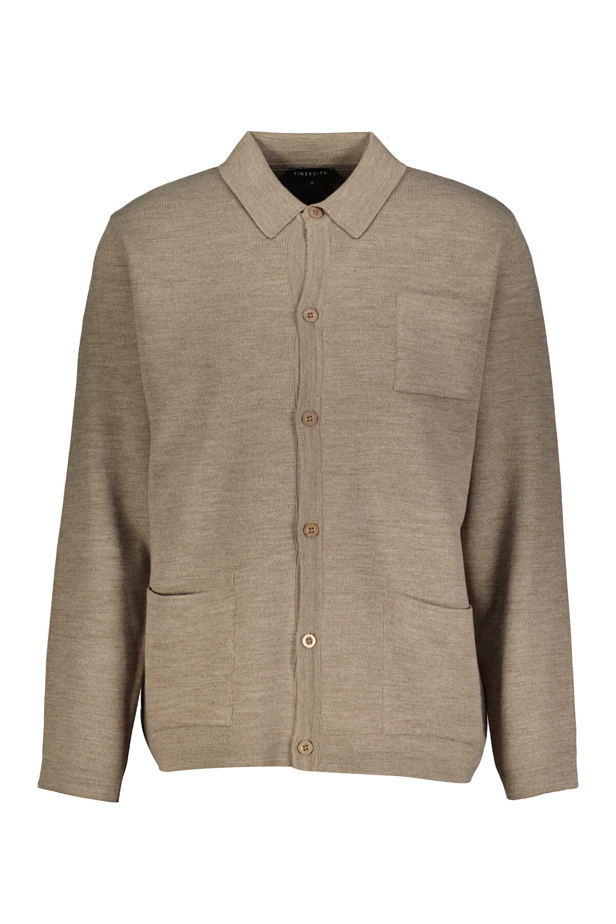 Finesuits Erkek Düz Desenli Hırka 2522201029.PYR