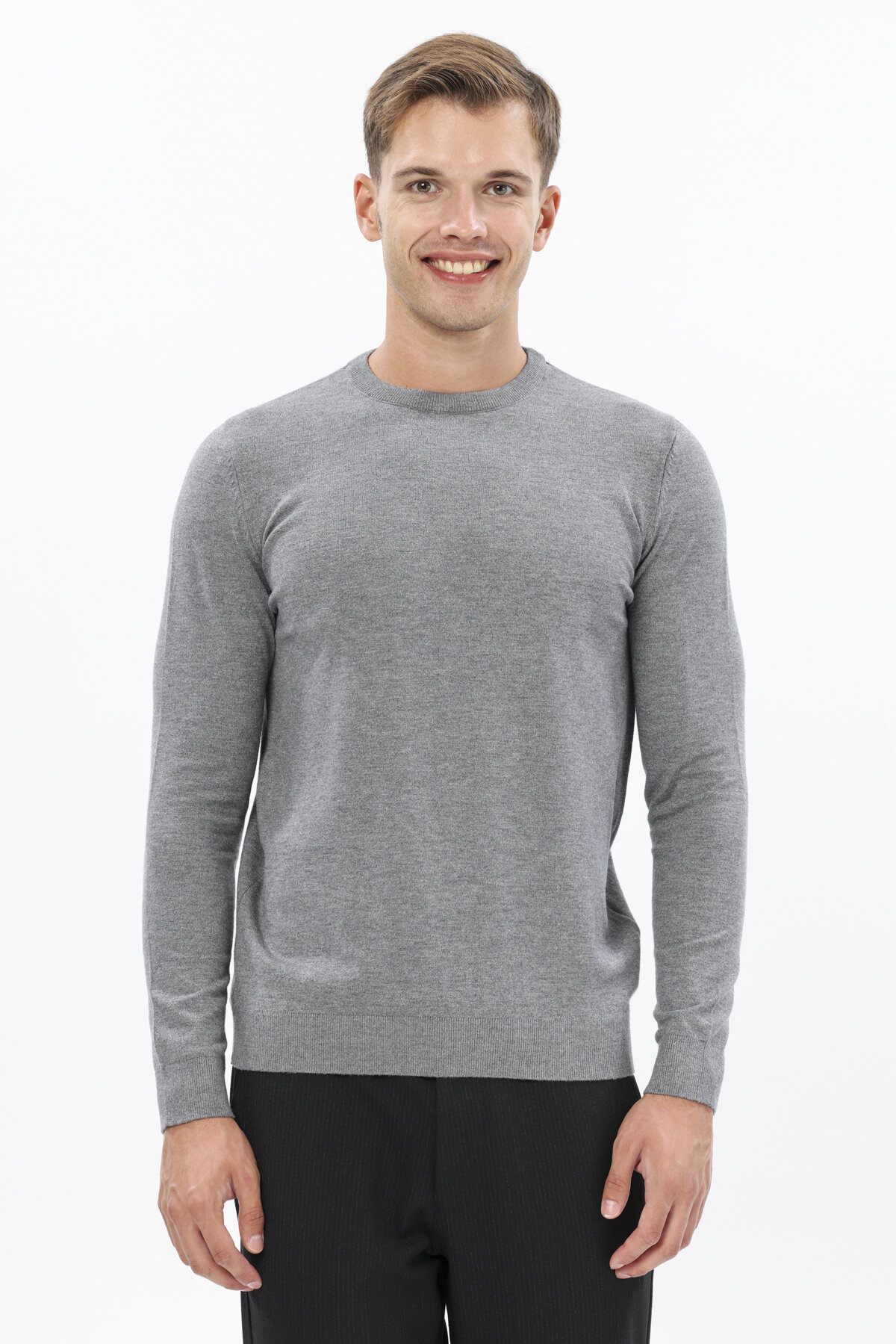 Finesuits Erkek Düz Soft Touch Kazak 2522201101.COROYR