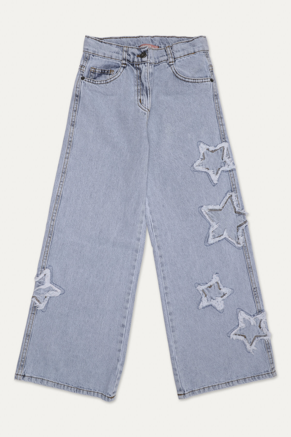 Funfair Kız Çocuk Nakışlı Kot Pantolon 2516306001.J.M9780