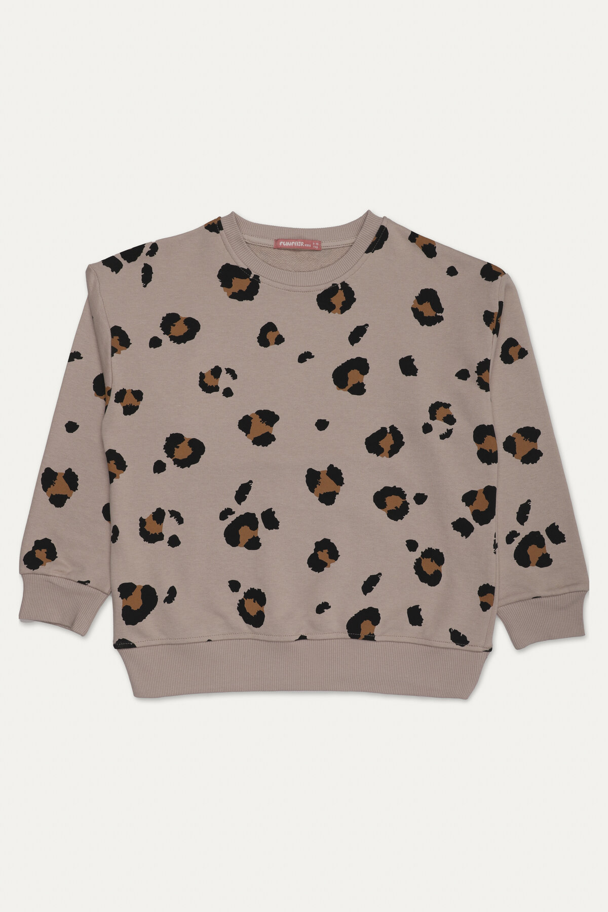 Funfair Kız Çocuk Leopar Desenli Sweatshirt 2516325001.S.M0491