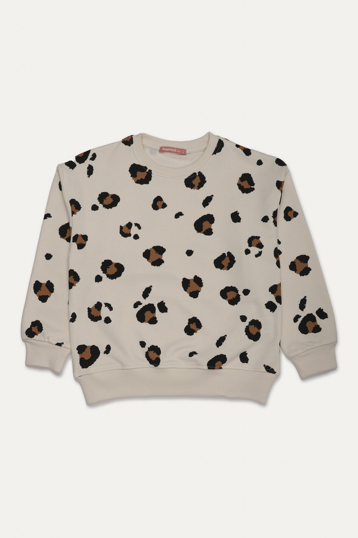 Funfair Kız Çocuk Leopar Desenli Sweatshirt 2516325001.S.M0491