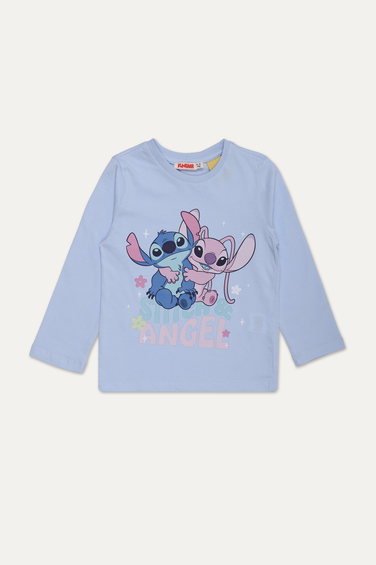 Lilo&Stitch Kız Çocuk Uzun Kollu Tişört 252OZLS-1001