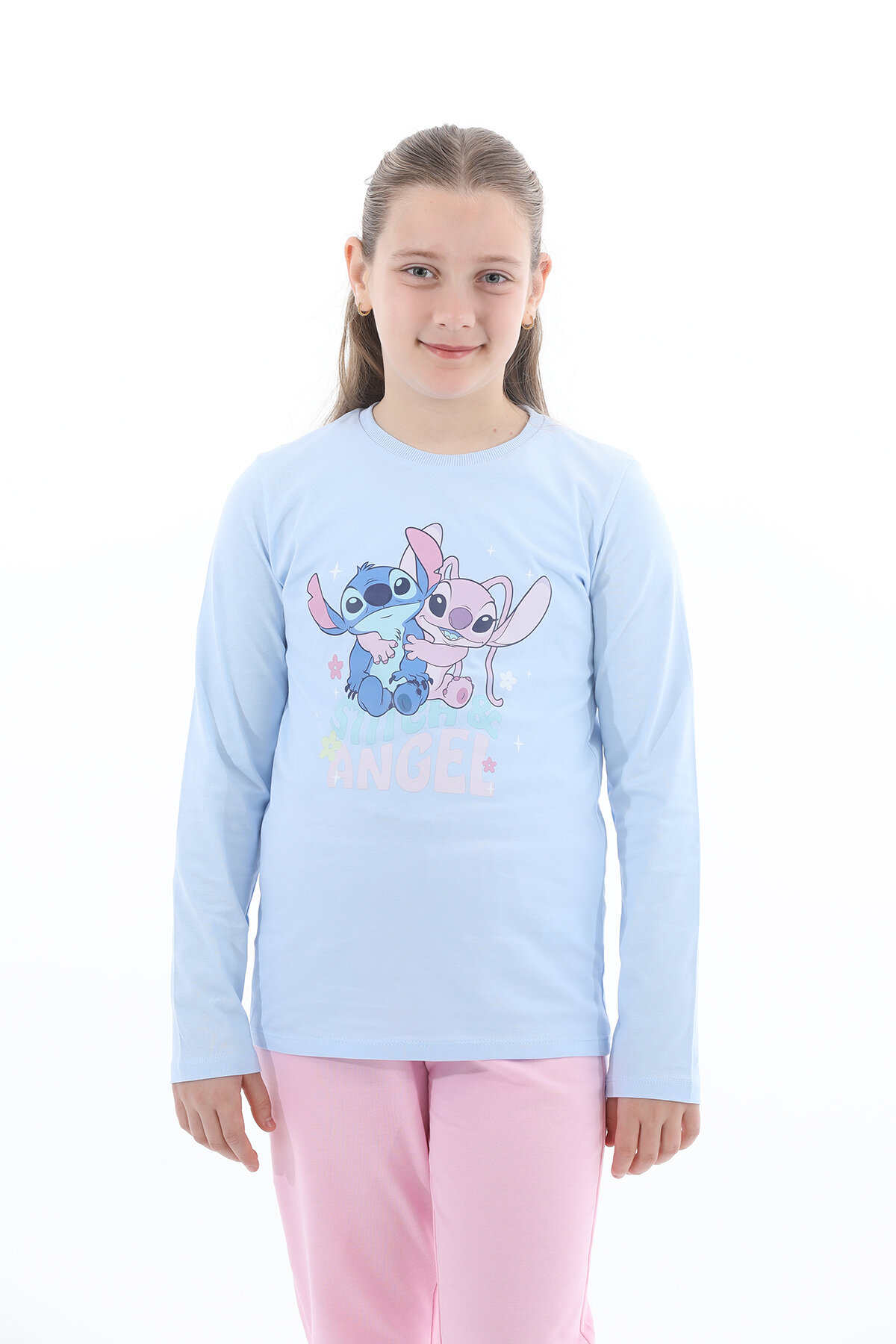 Lilo&Stitch © Disney Funfair Kız Çocuk Uzun Kollu Tişört 252OZLS-1001