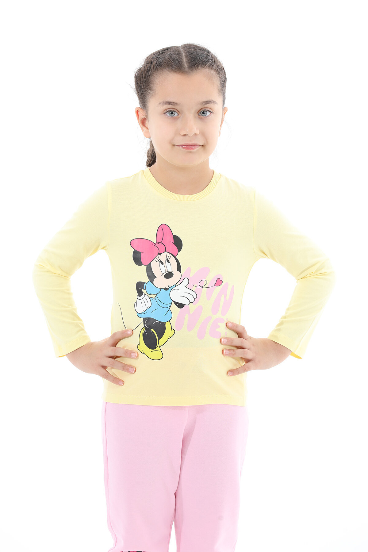 Minnie Mouse © Disney Funfair Kız Çocuk Uzun Kollu Tişört 252OZMN-1001