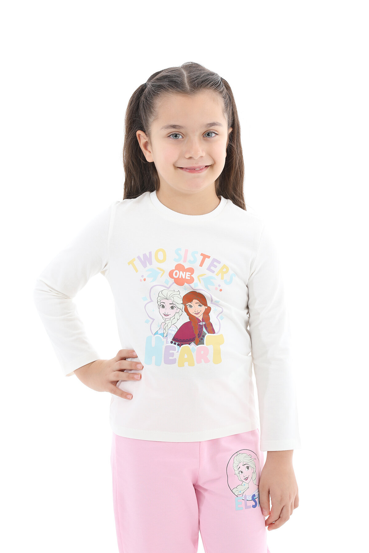 Frozen © Disney Funfair Kız Çocuk Uzun Kollu Tişört 252OZFR-1003