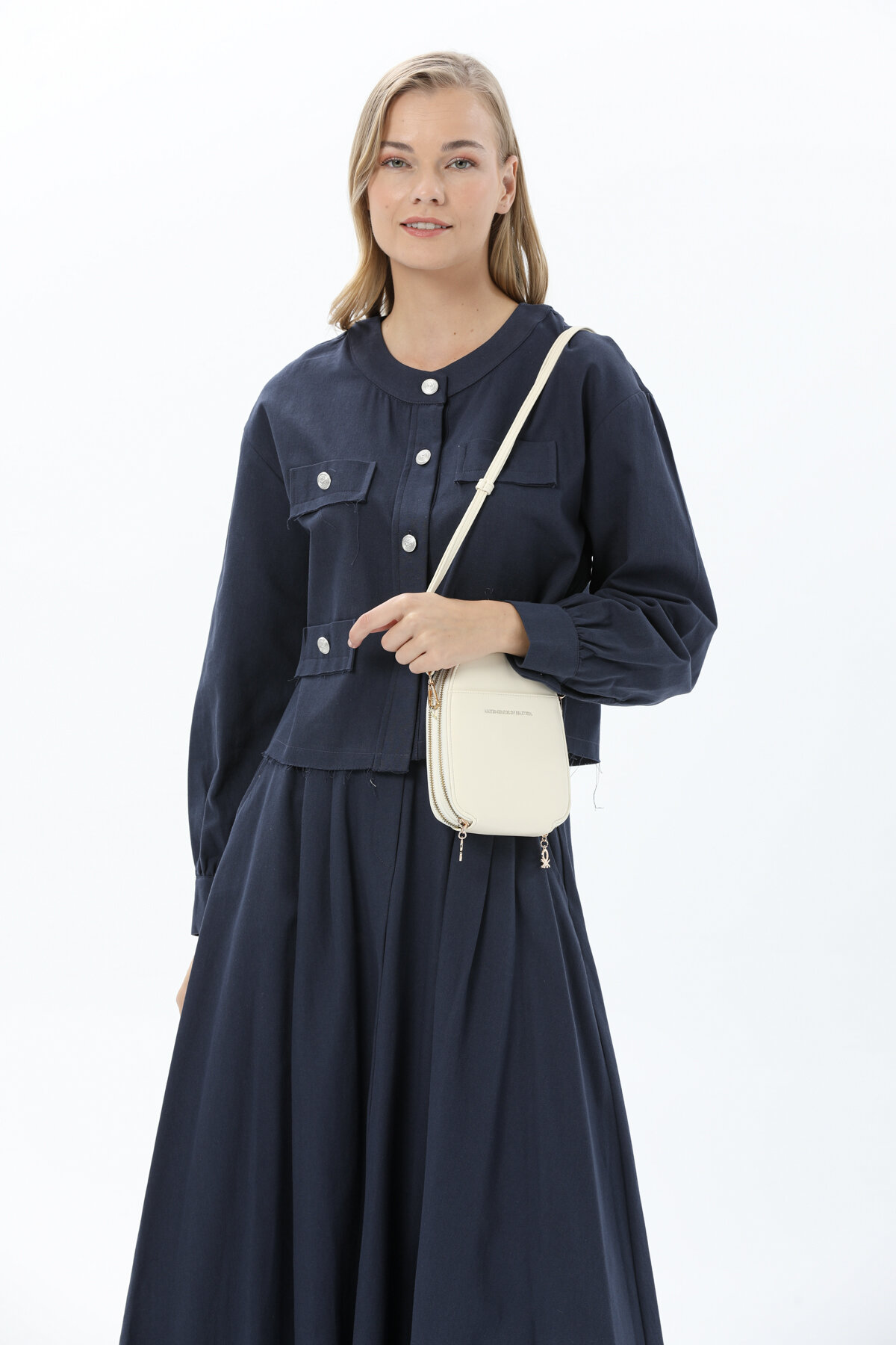 Shefame Kadın Etek Ceket Takım 2414BK180222