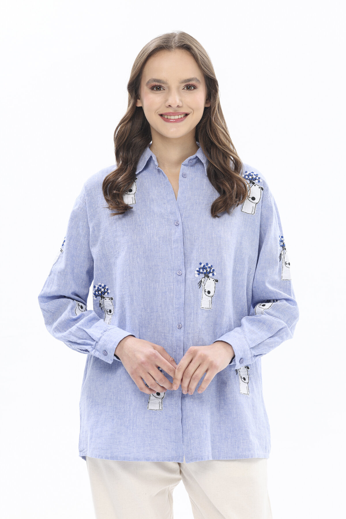 First Company Denim Kadın Gömlek 2514BS108463