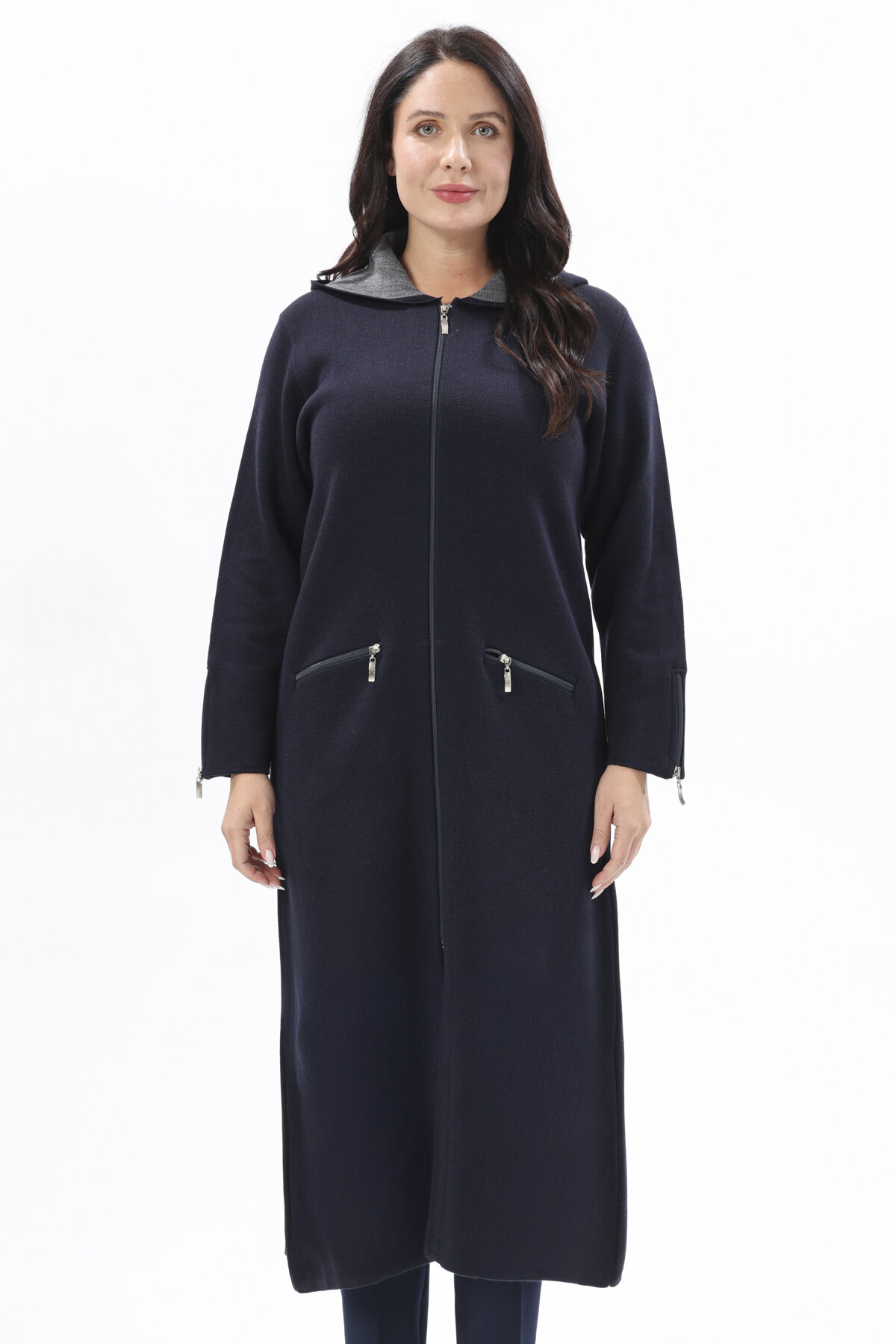 Shefame Kadın Uzun Ceket 2524BK102004