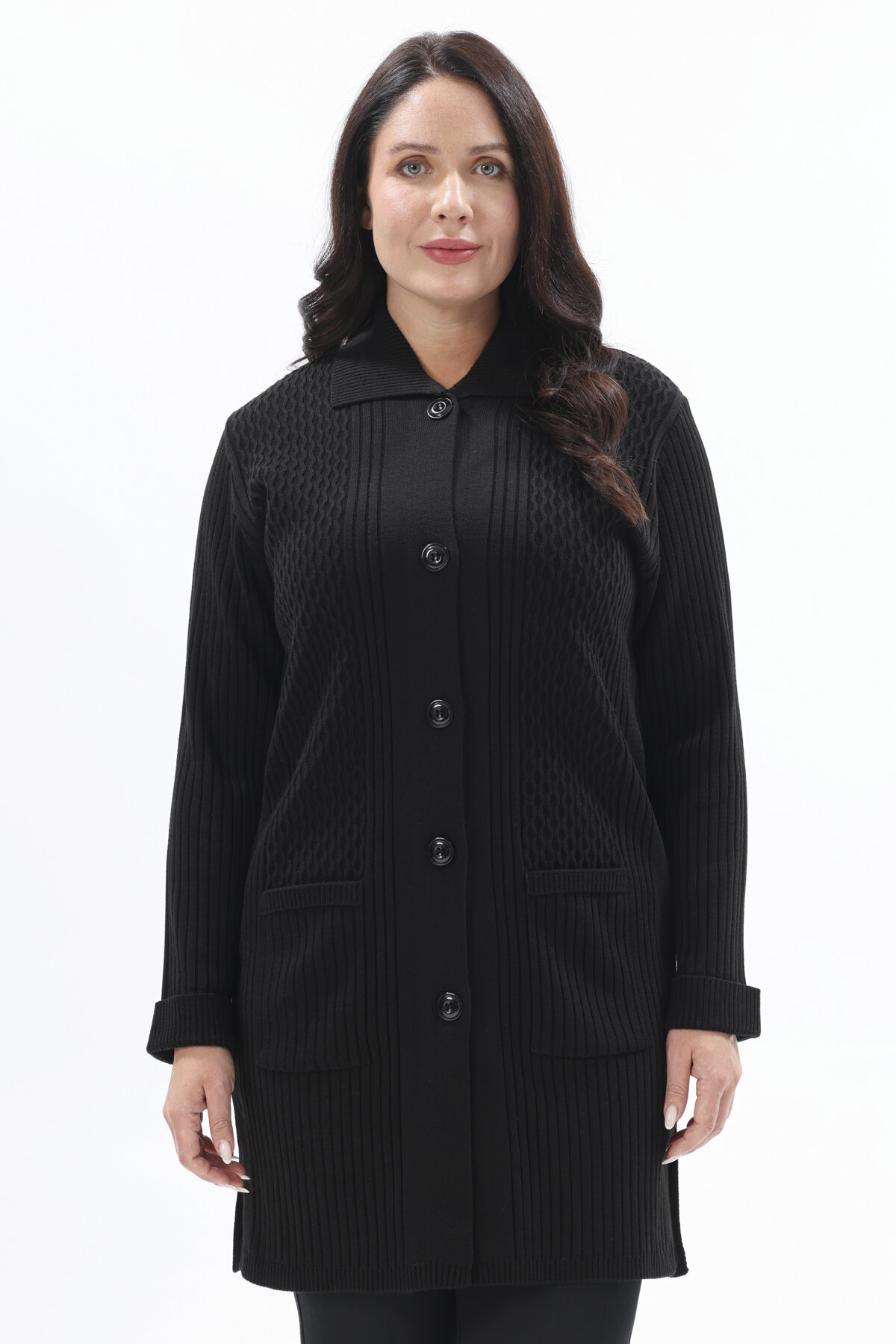 Shefame Kadın Uzun Ceket 2524BK102013