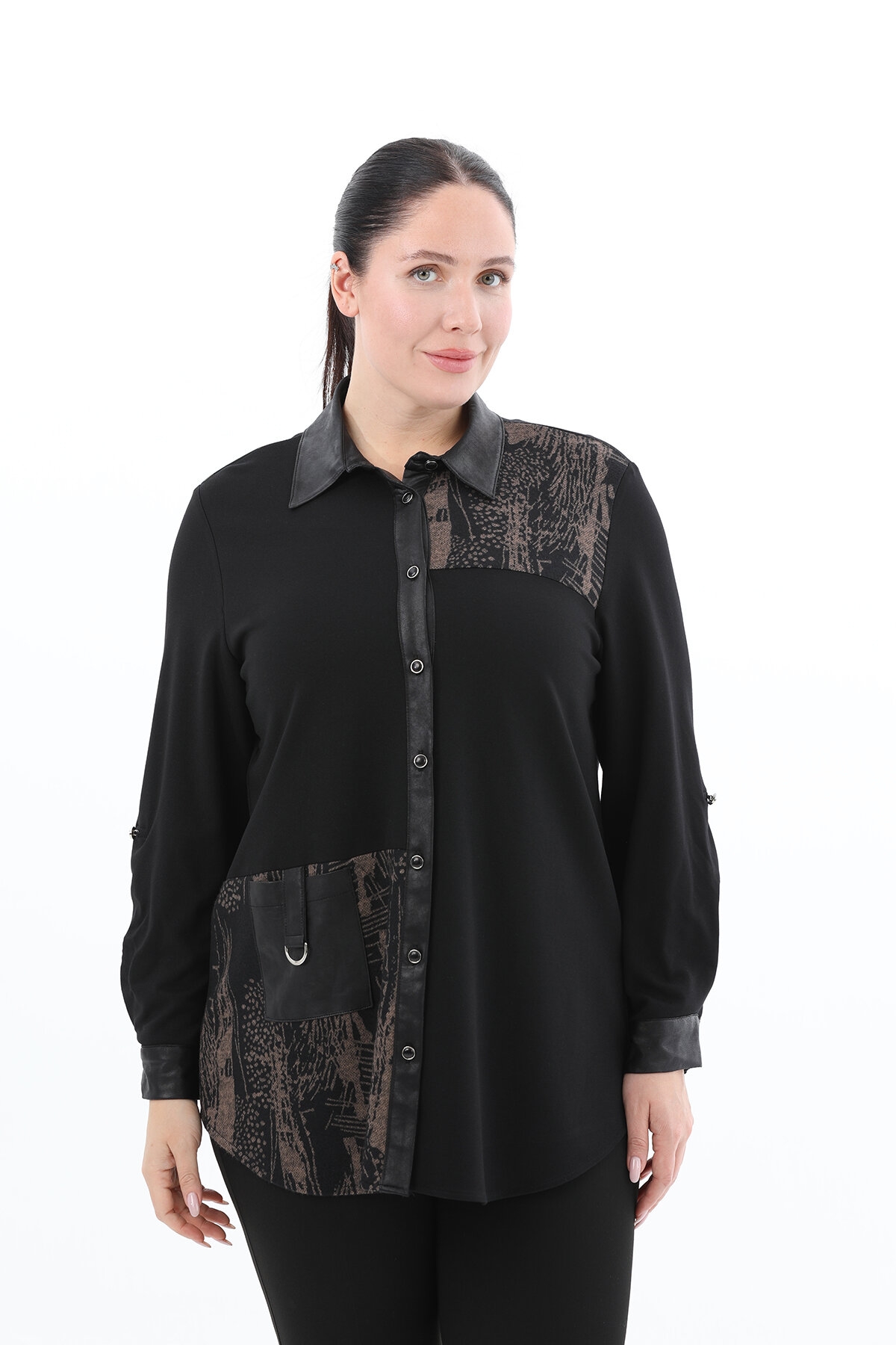 Shefame Kadın Gömlek 2524BK108608