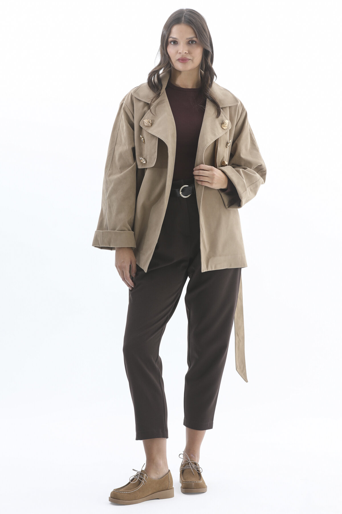 Shefame Kadın Trençkot 2524Bk102798