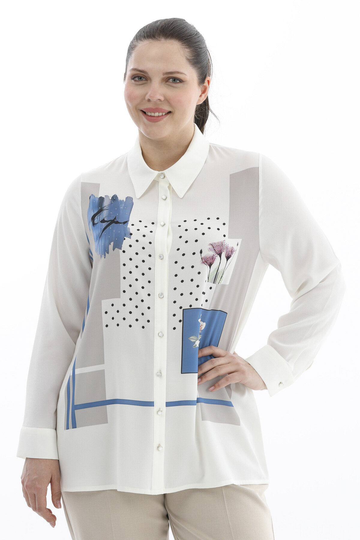 Shefame Kadın Gömlek 2614KK108101