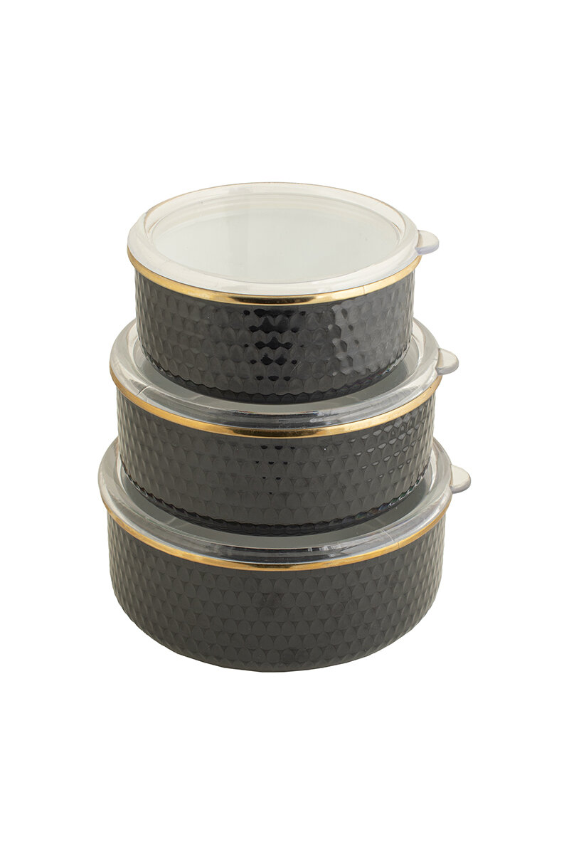 Hometime Emaye Saklama Kabı 3'lü Bakır