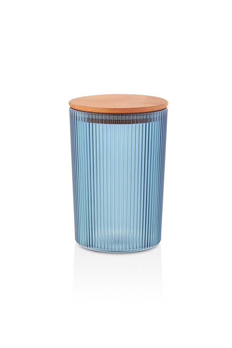 Hometime Ahşap Kapaklı Saklama Kabı 1,5 L