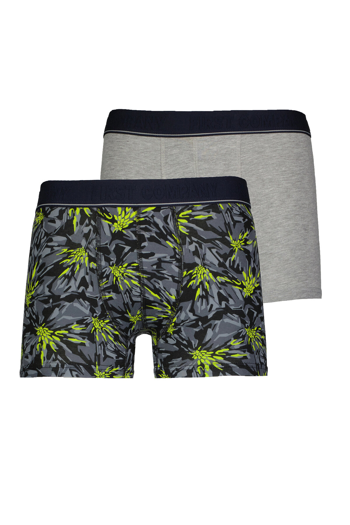First Company Erkek 2'li Desenli Boxer 2324E001DM