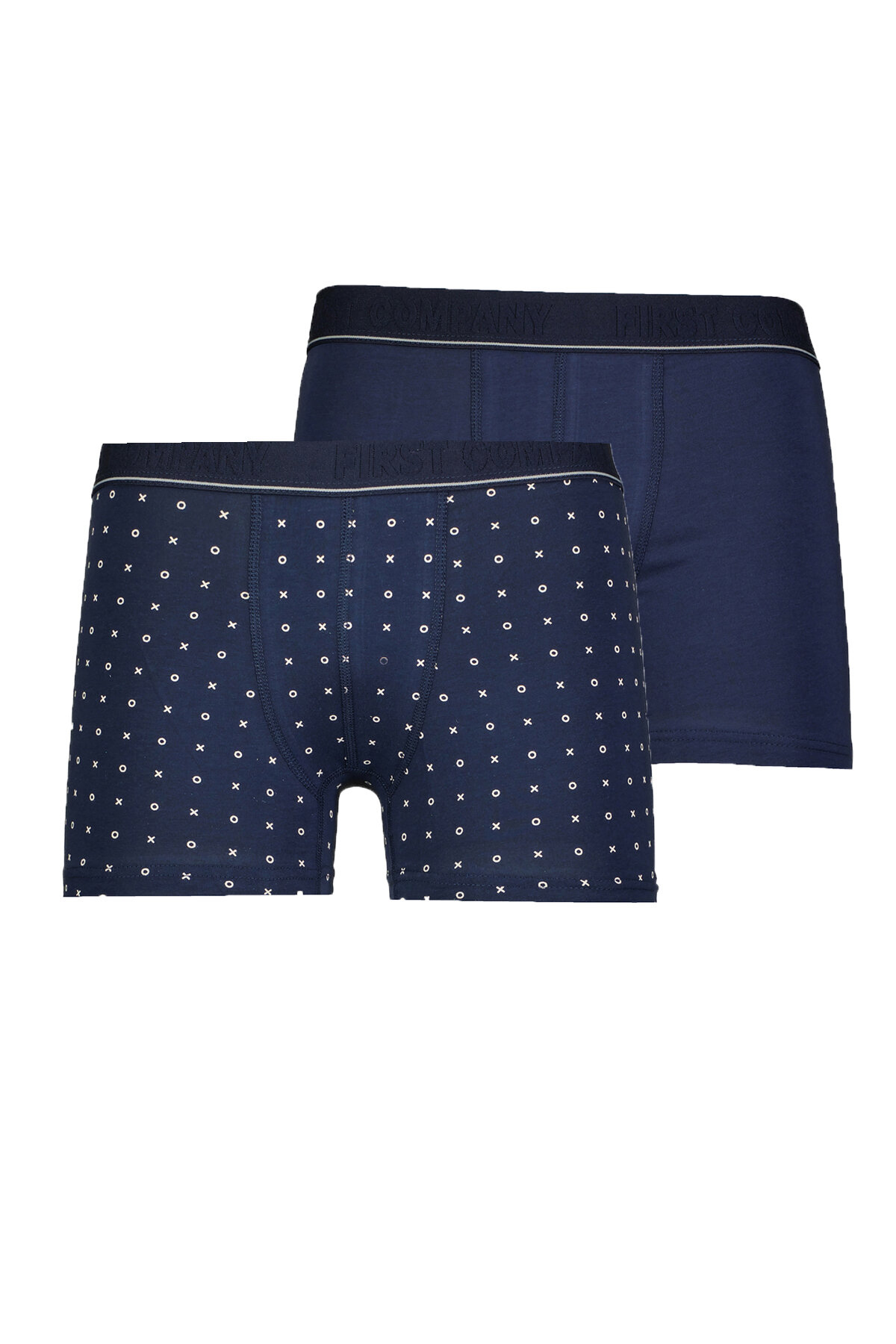 First Company Erkek 2'li Desenli Boxer 2324E002DM