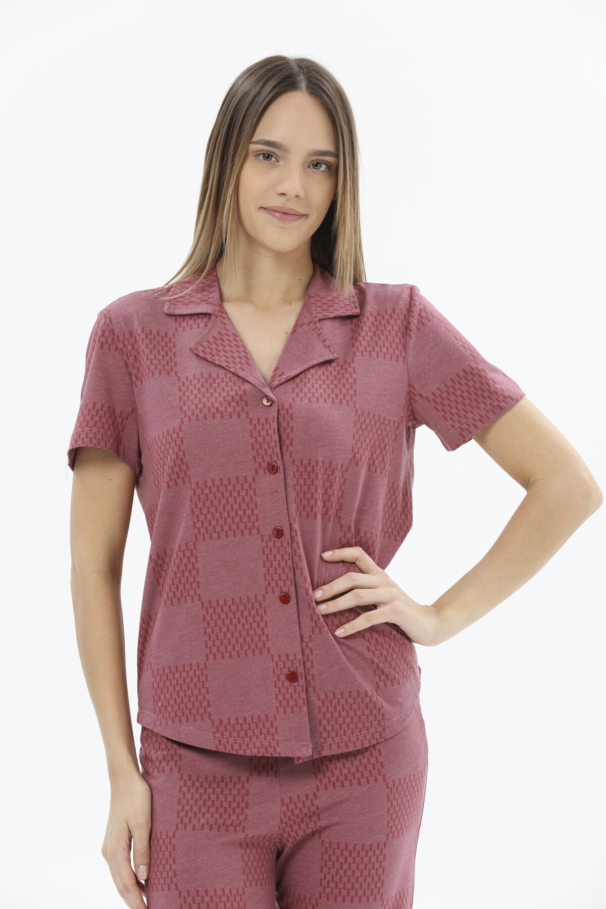 Shefame Gömlek Pijama Takımı 24KP008IT