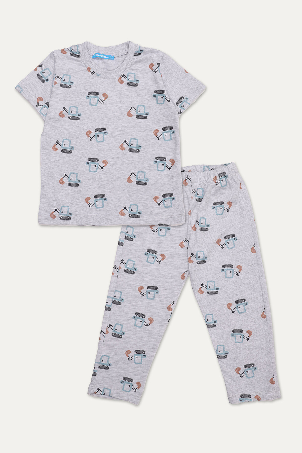 Funfair Erkek Çocuk Kısa Kollu Full Baskılı Pijama Takımı 251EC01PL
