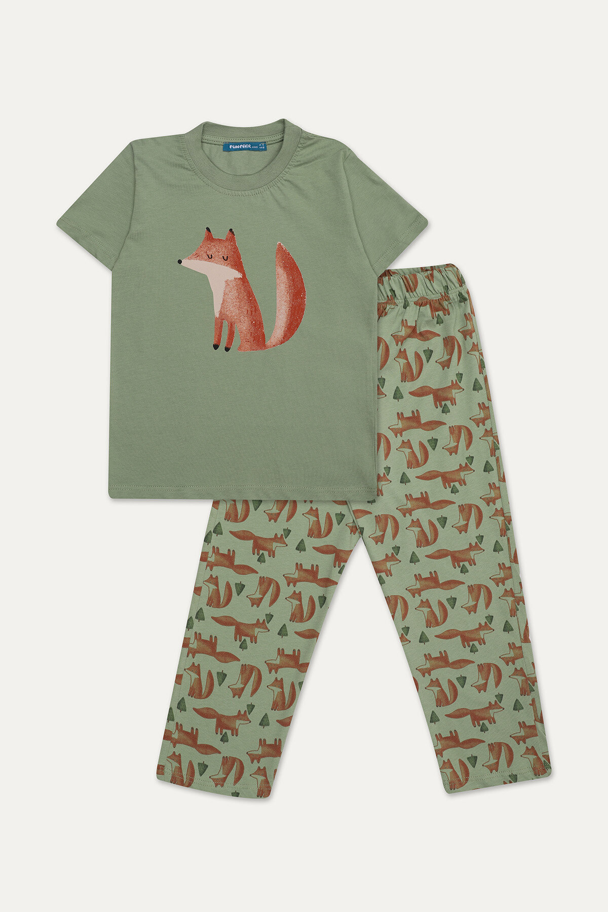 Funfair Erkek Çocuk Kısa Kollu Baskılı Pijama Takımı 251EC07PL