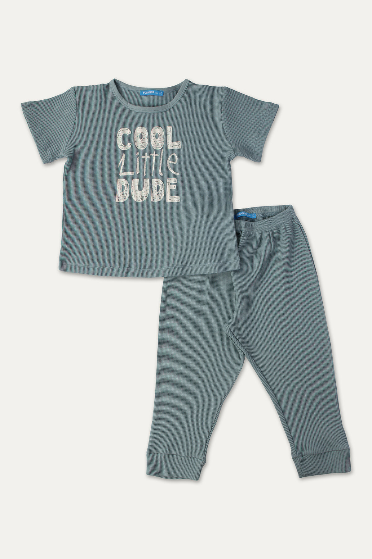 Funfair Erkek Çocuk Baskılı Bisiklet Yaka Kısa Kollu Pijama Takımı 251EC01SV