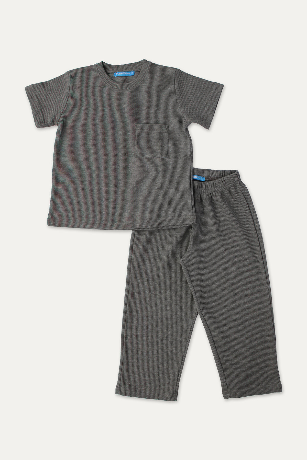 Funfair Erkek Çocuk Baskılı Bisiklet Yaka Kısa Kollu Pijama Takımı 251EC02SV