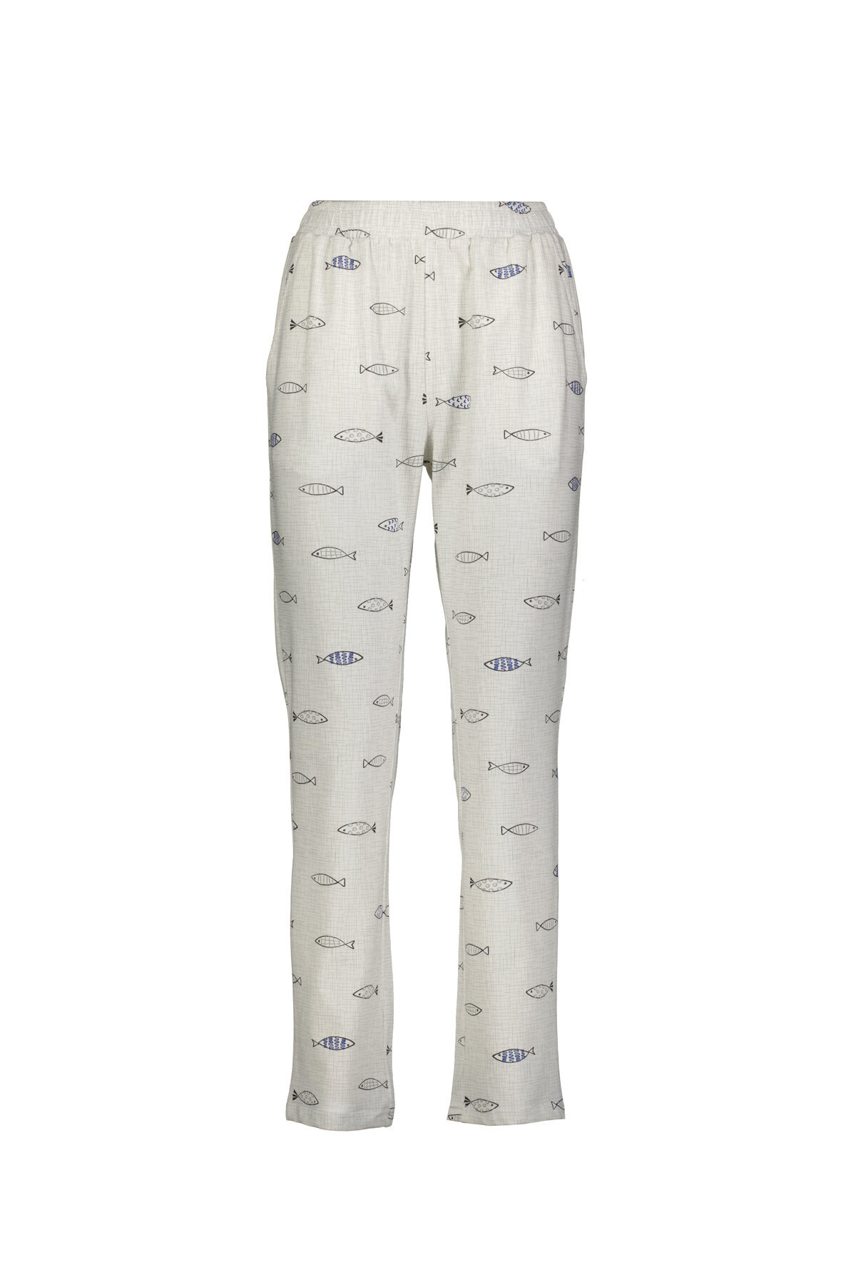 Shefame Kadın Balık Baskılı Likralı Süprem Pijama Altı 251KTA19HY