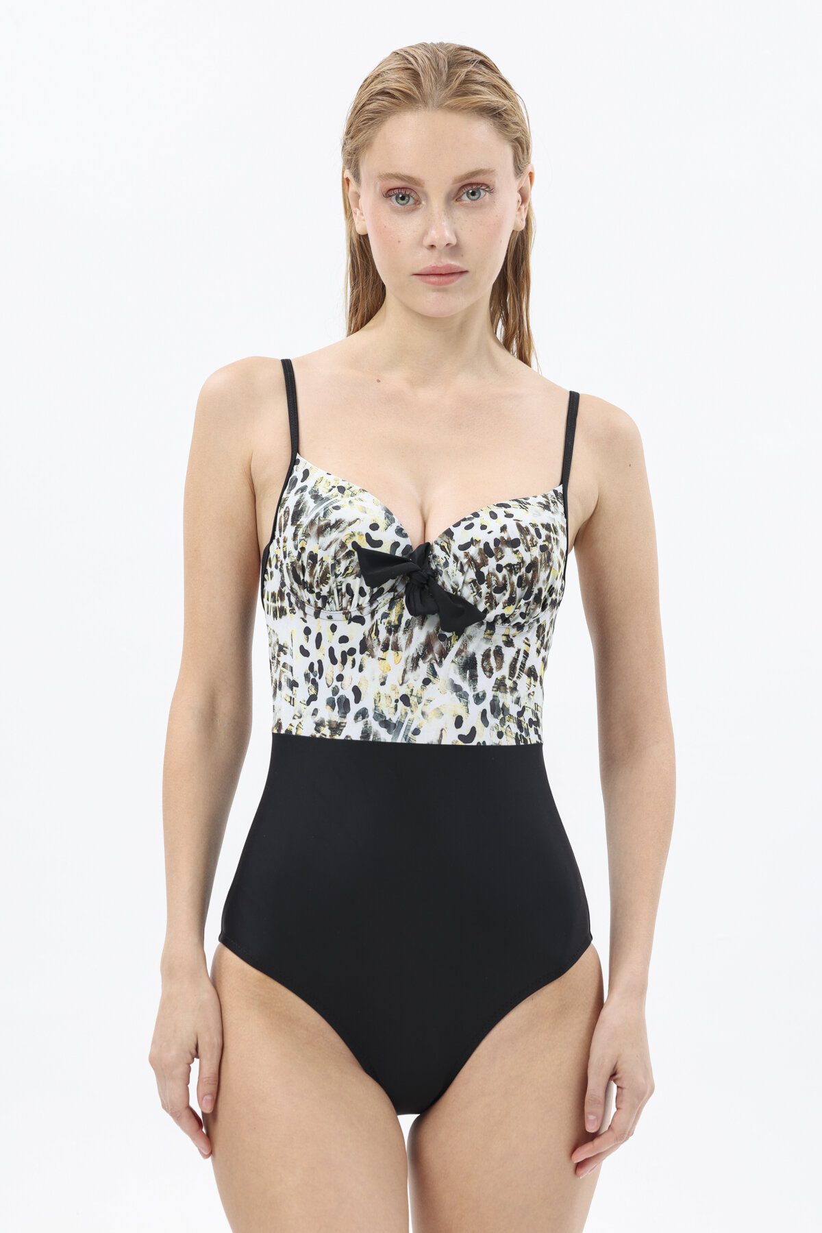 Shefame Kadın Soft Kaplı Desenli Mayo 251MY05BD