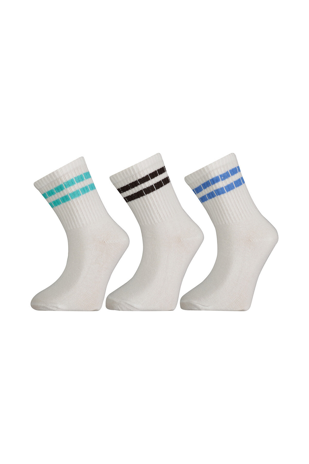 Funfair Erkek Çocuk Üçlü Desenli Pamuklu Soket Çorap 251EC25BS