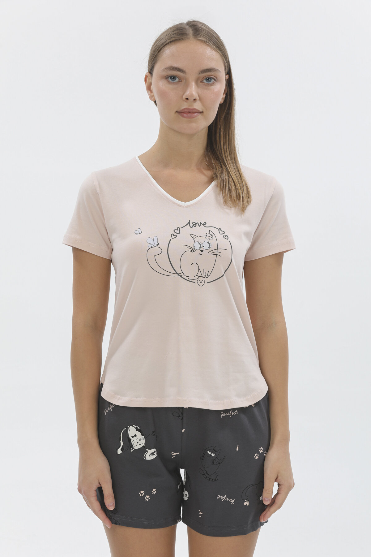 Shefame Kadın Şort Takımı 252K7083SV