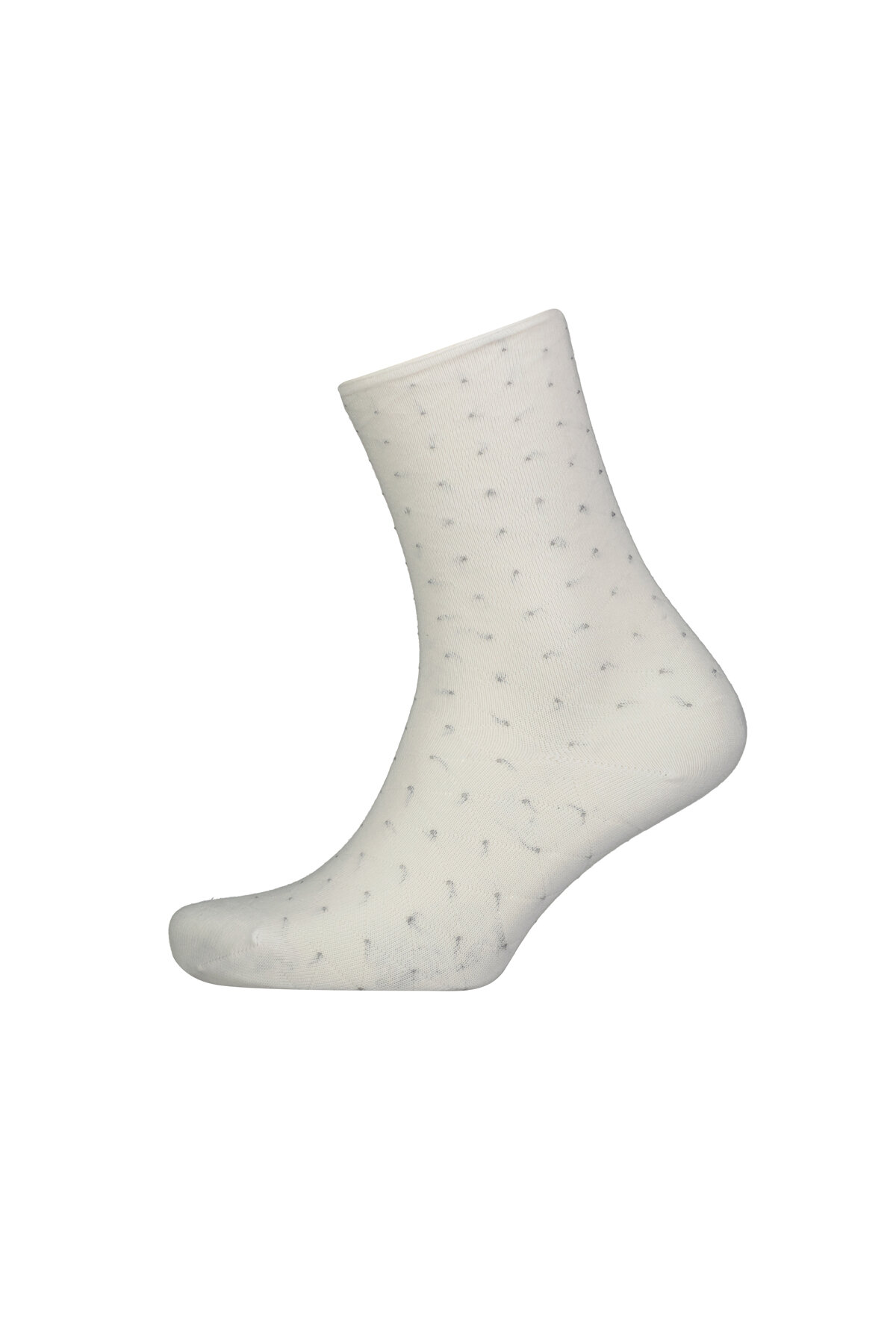 Shefame Kadın Pamuklu Lastiksiz Desenli Diyabet Çorabı 252K0505HU