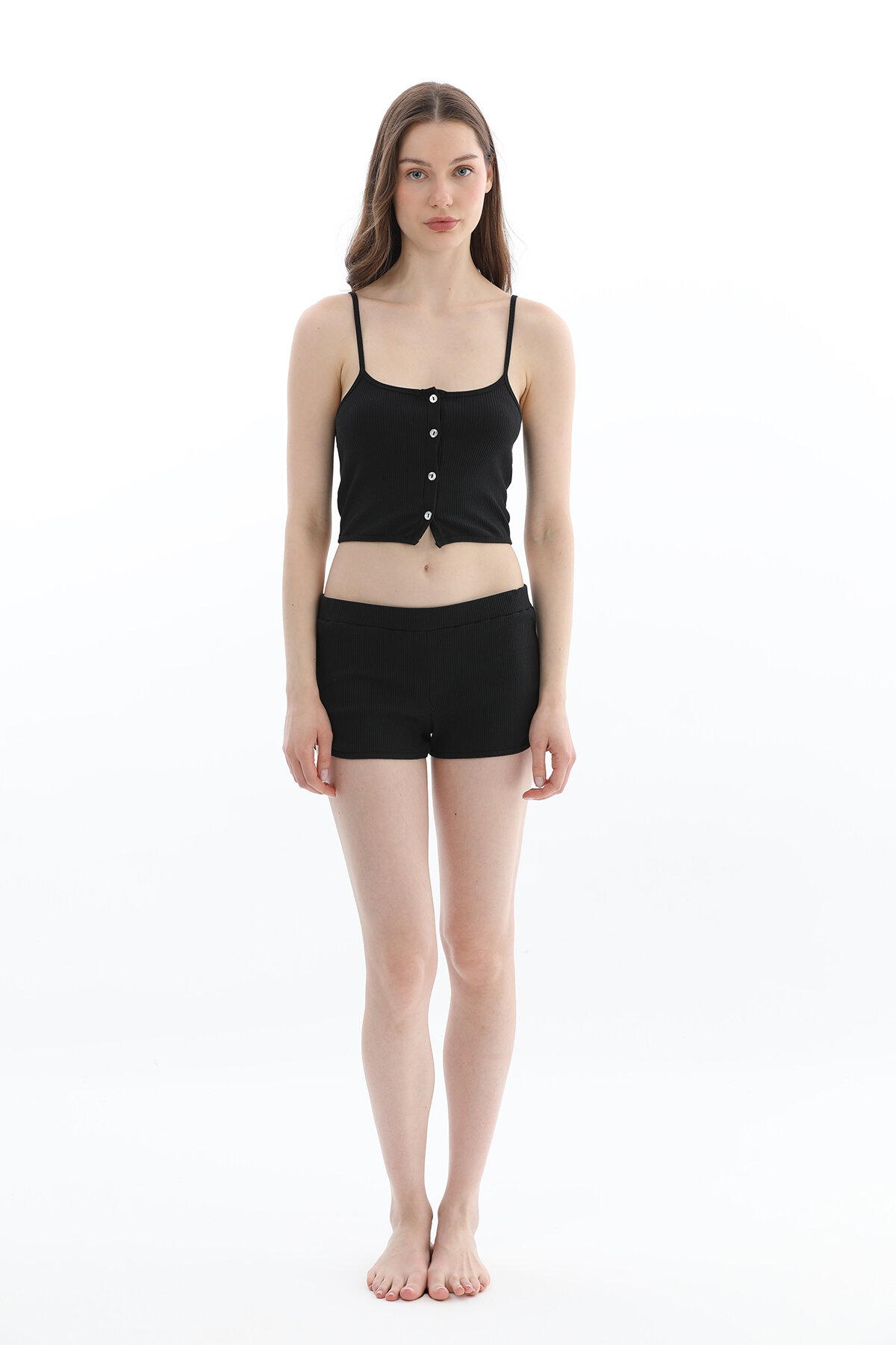 Shefame Kadın İnce Askılı Şortlu Takım 261K7108MB