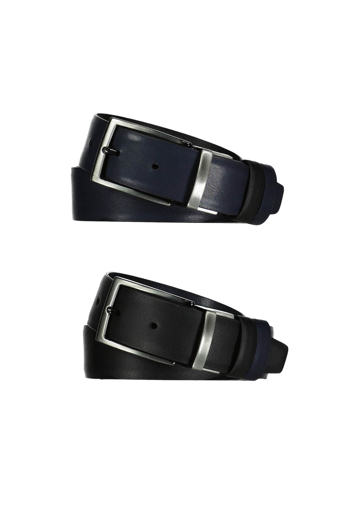 First Company Erkek Kemer 26YFC022576 Siyah/Lacivert