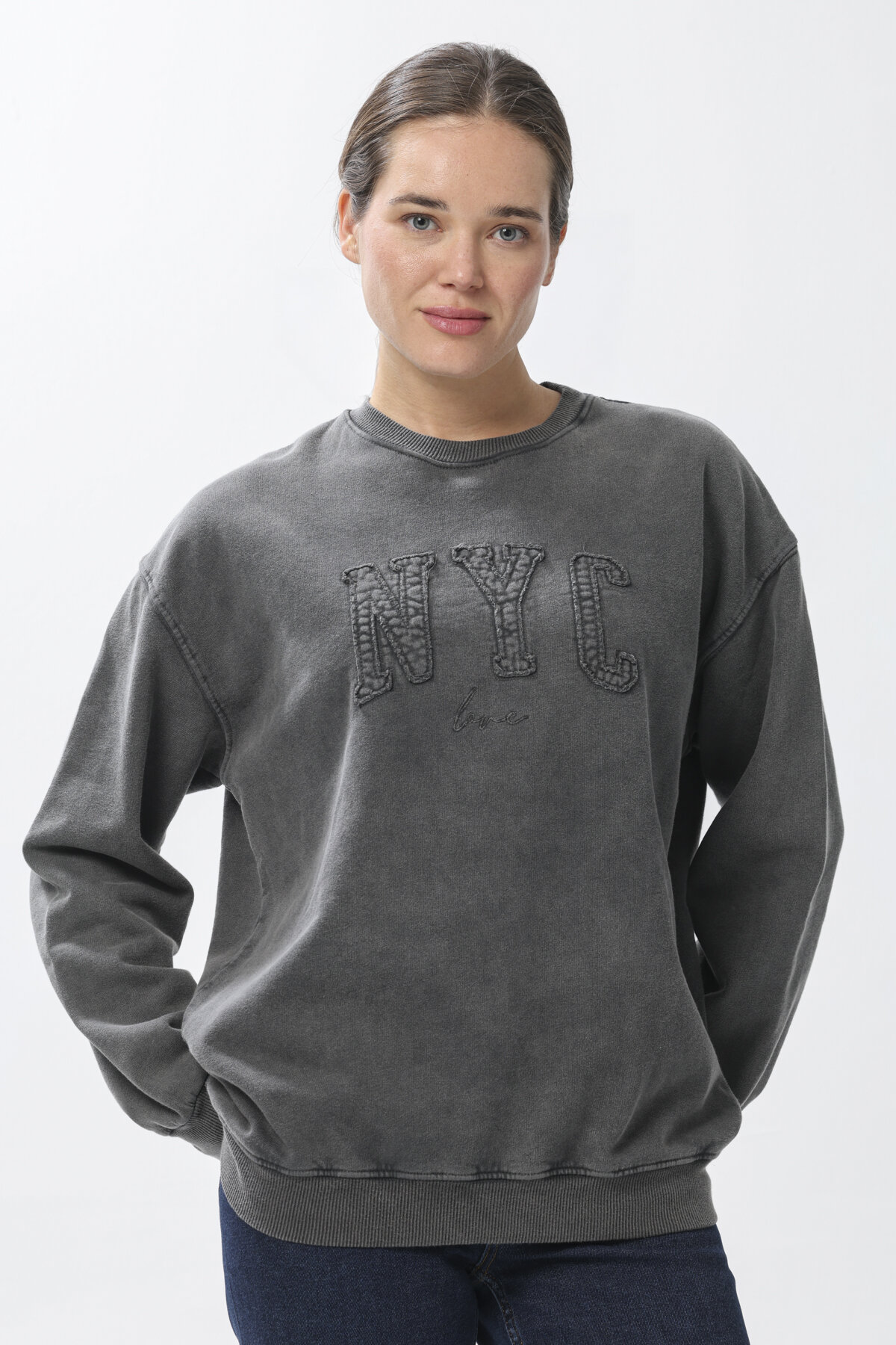 First Company Denim Kadın Sweatshirt 2524BS210012