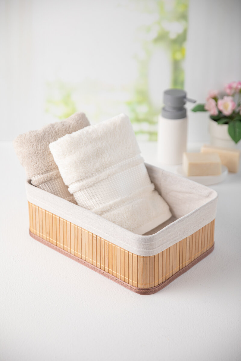 Hometime Bambu Sepet 33x23x12 Cm