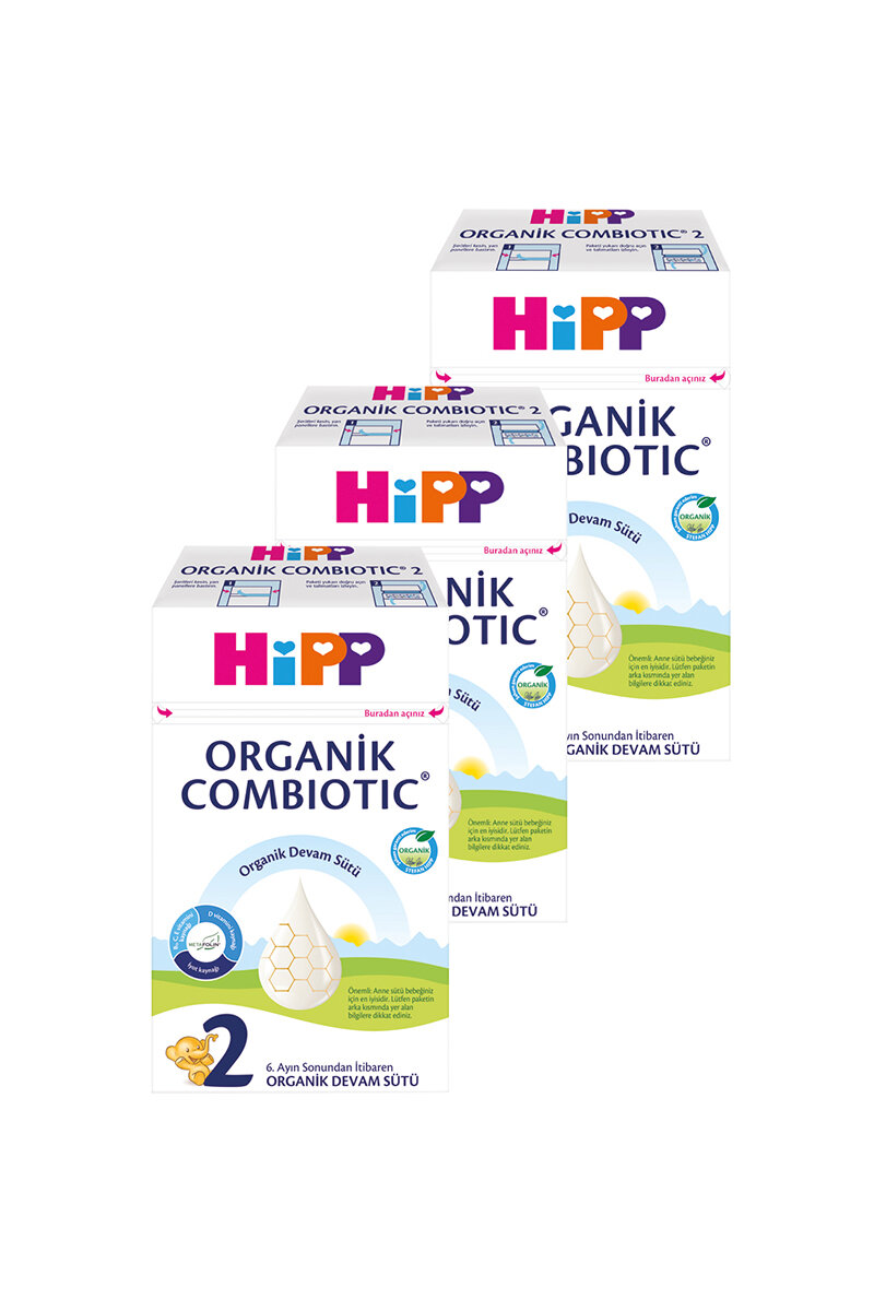 Hipp 2 Organik Combiotic Devam Sütü 3 x 600 g