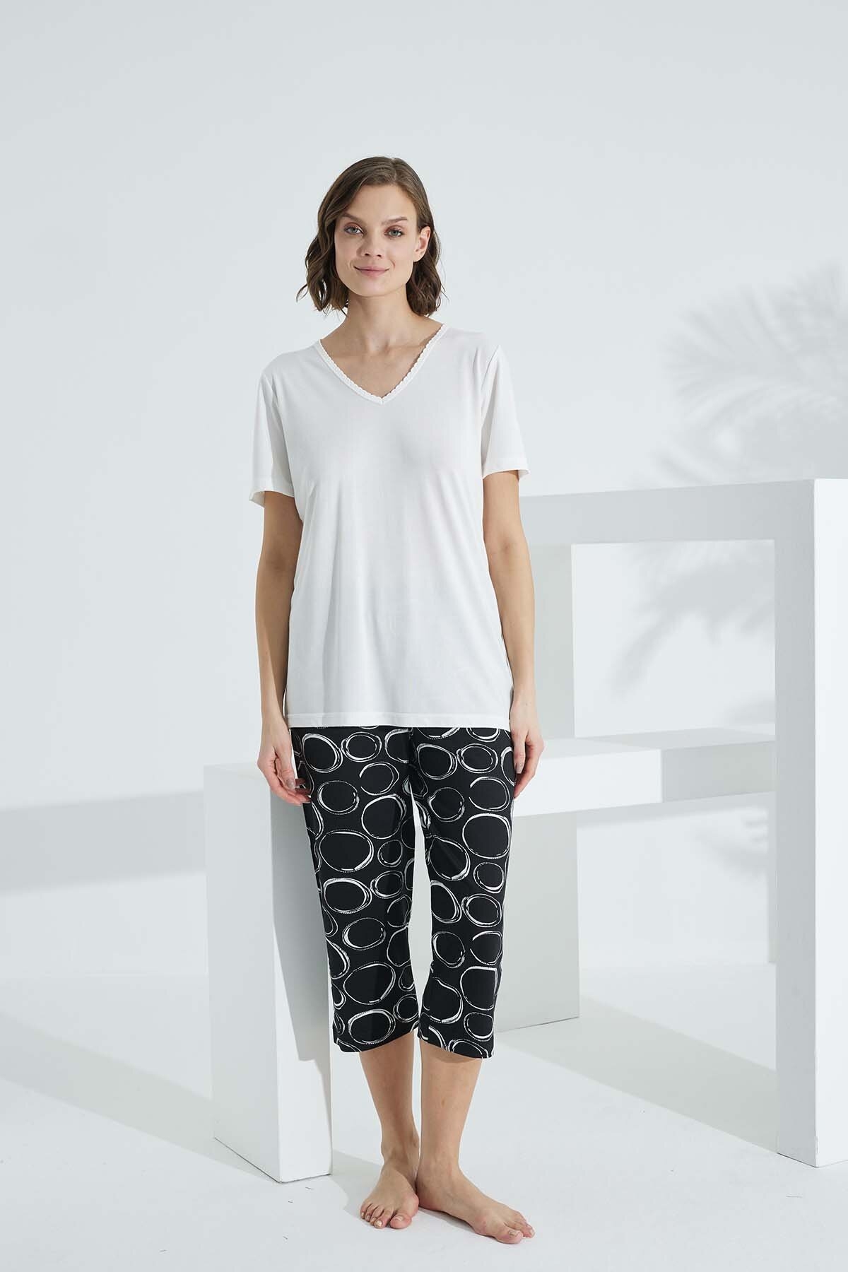 Etoile Kadın Pijama Takımı 71040.KRM/SYH