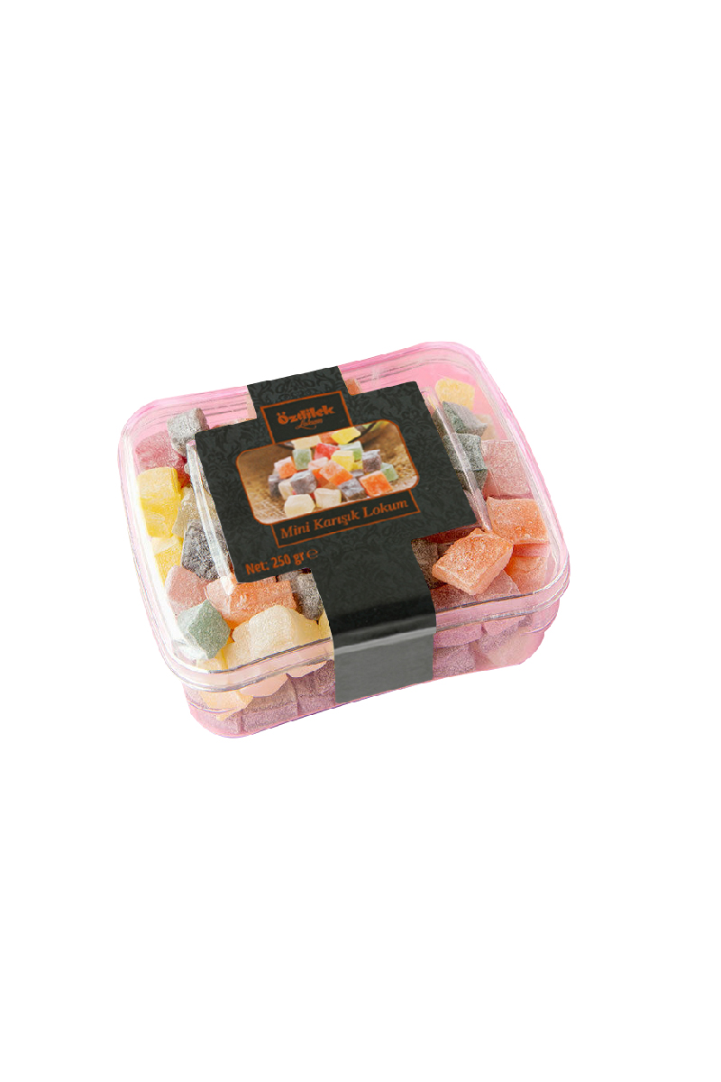 Özdilek Lokum Mini Karışık Meyve Aromalı 250 G