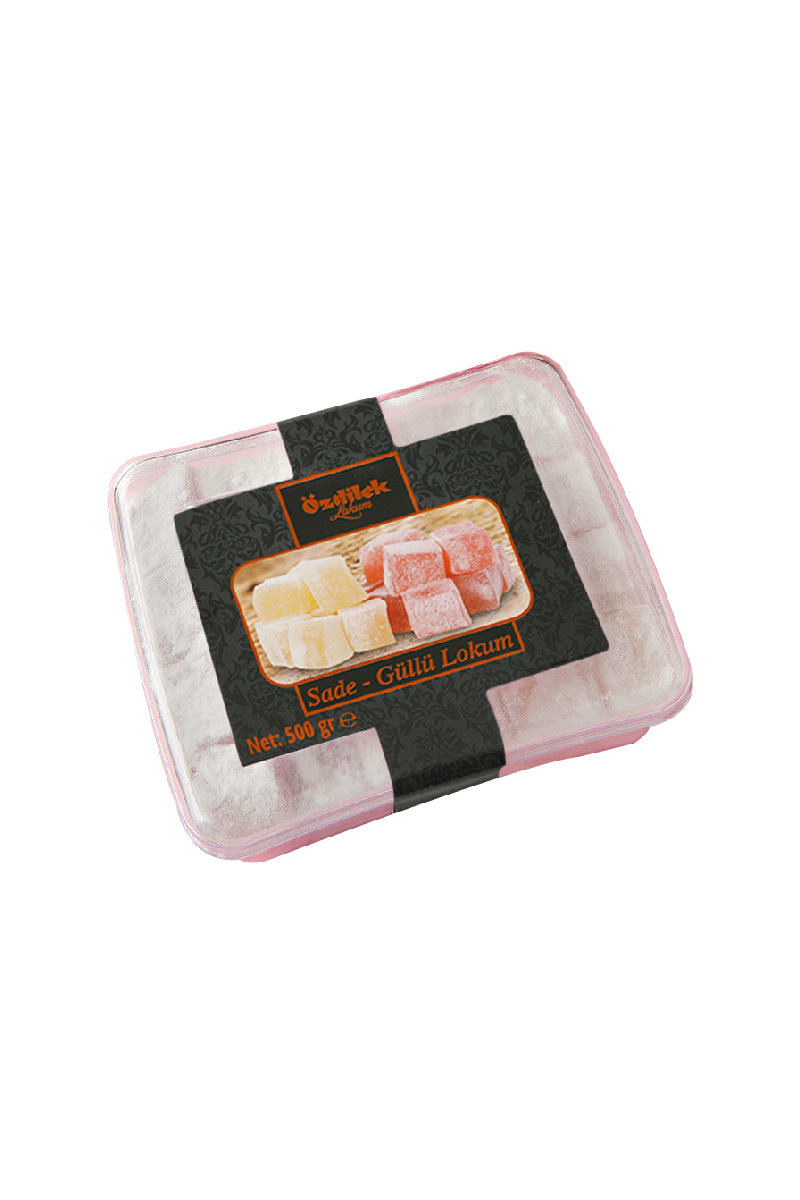 Özdilek Lokum Sade Ve Gül Aromalı 500 G
