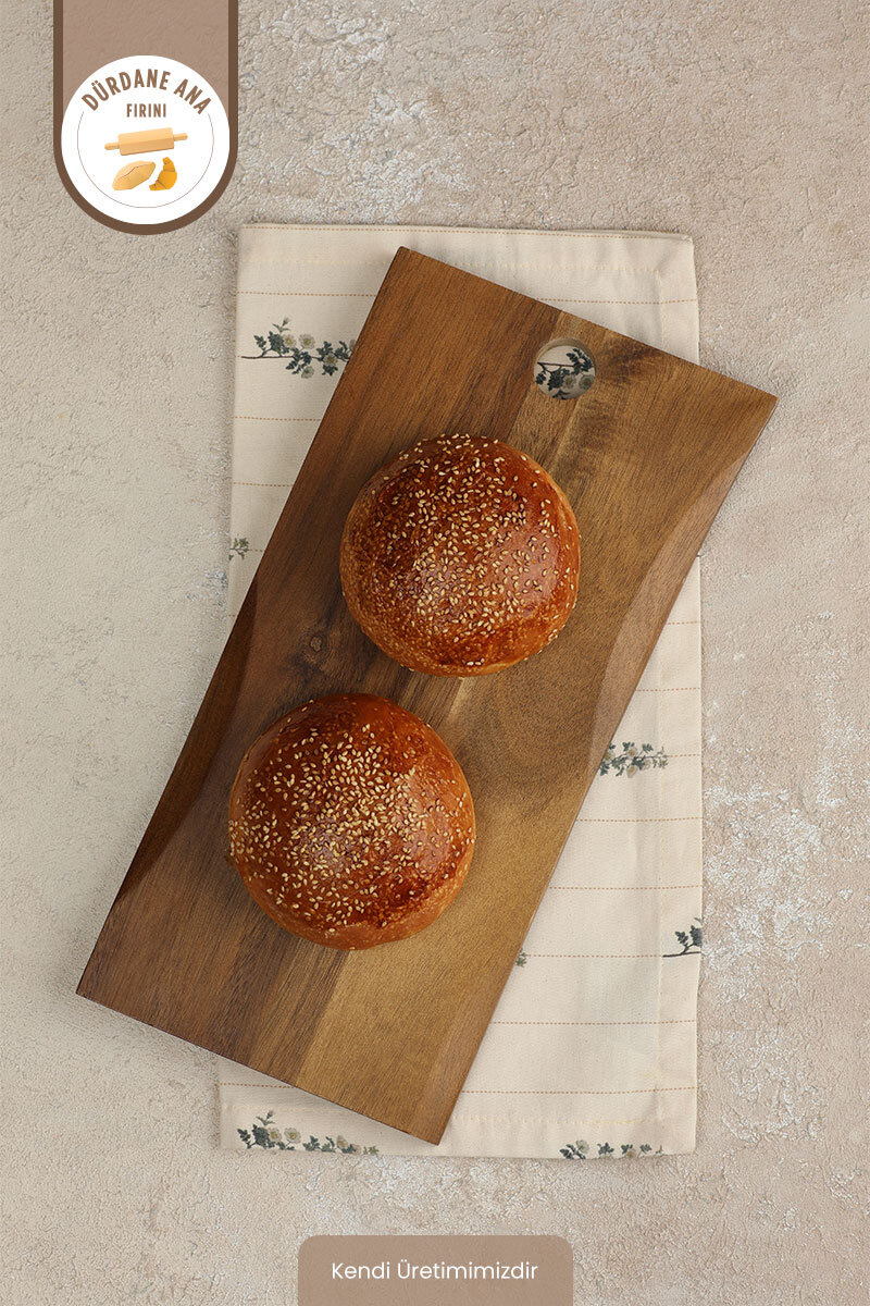 Dürdane Ana Fırını Hamburger Ekmek 2 x 110 G (Susamlı)