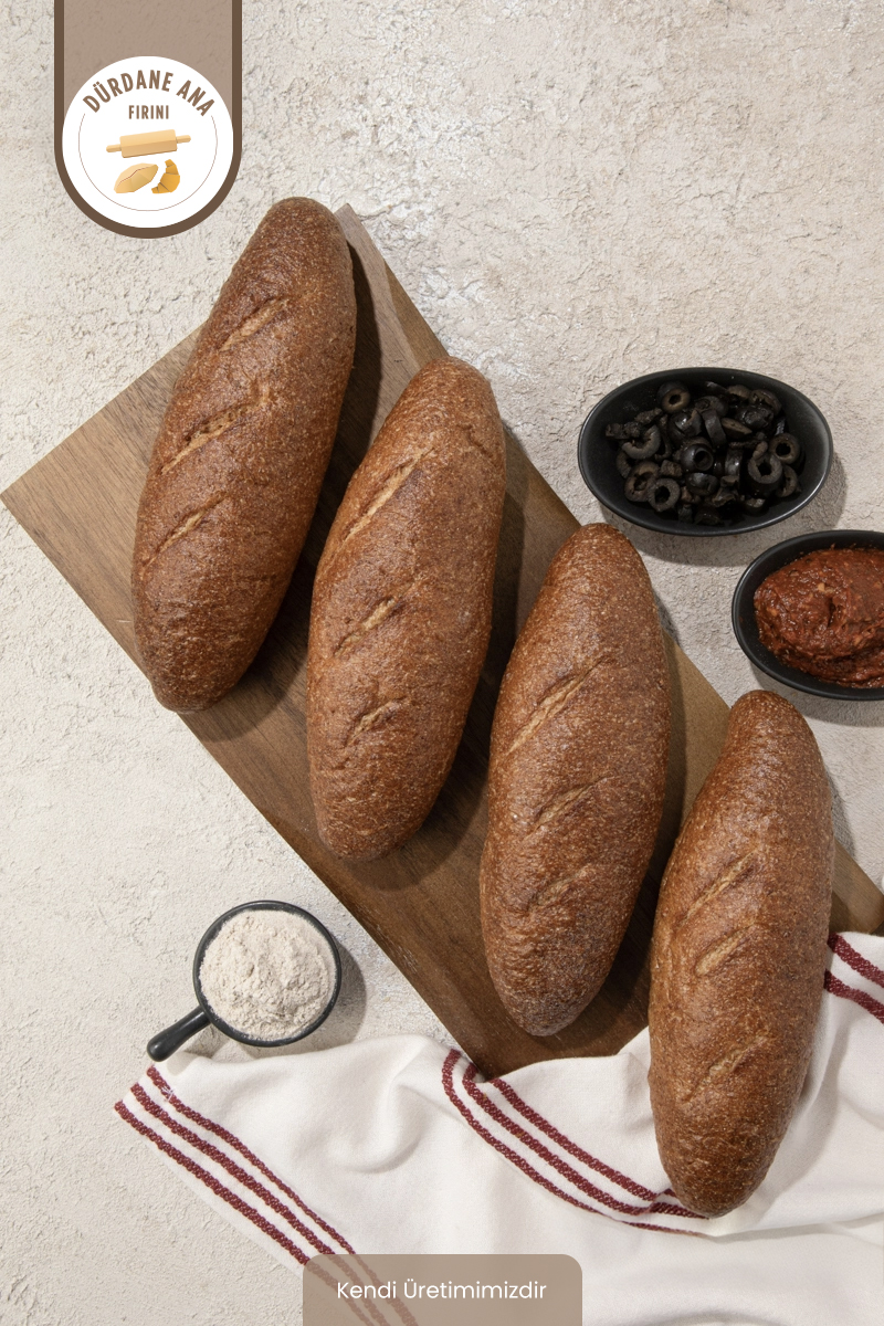Dürdane Ana Fırını Mini Tam Buğday Ekmek 100 G