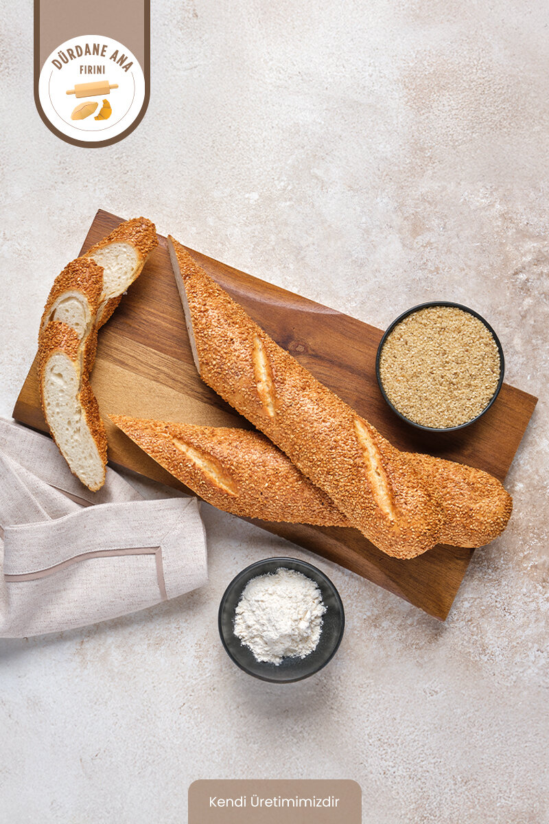 Dürdane Ana Fırını Susamlı Baget Ekmek 300 G