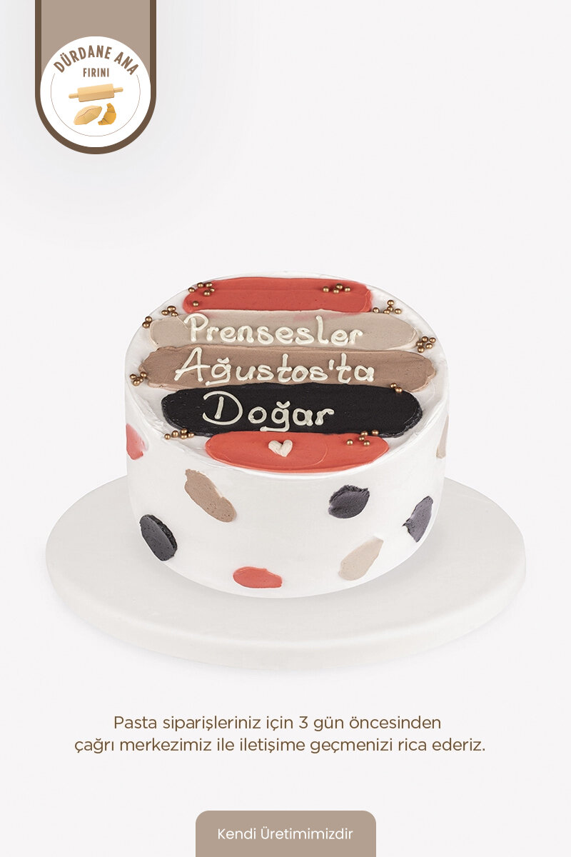 Dürdane Ana Fırını Kutlama Pastası Konusan 12 Kişilik