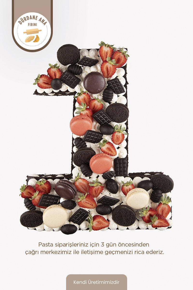 Dürdane Ana Fırını Kutlama Pastası Rakamlı 20 Kişilik