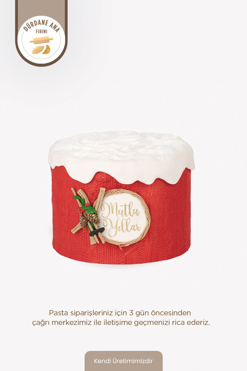 Dürdane Ana Fırını Yılbaşı Kons. Şeker Hamurlu 12 Kişilik (Ön Siparişle)