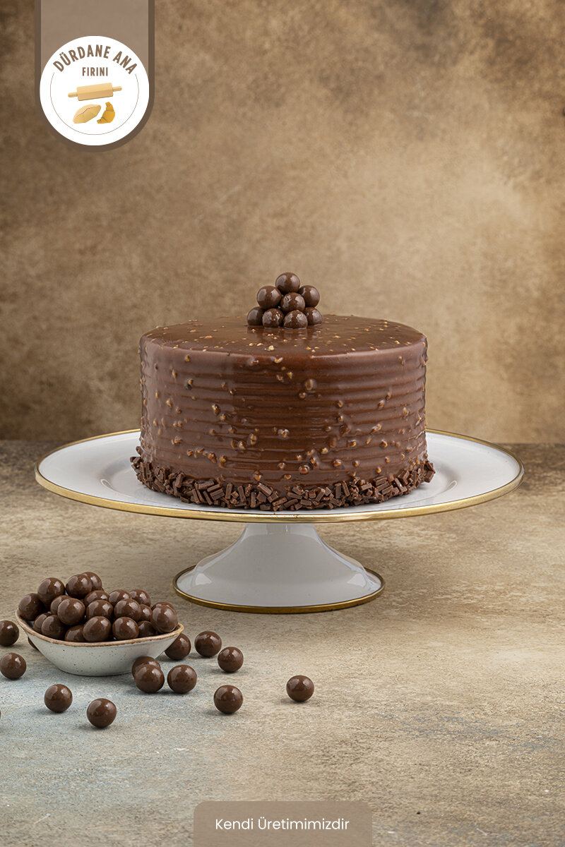 Dürdane Ana Fırını 8 Kişilik Fındıklı Yaş Pasta Adet (1 No)